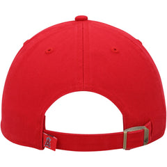 Los Angeles Angels Youth Clean Up Adjustable Hat Red