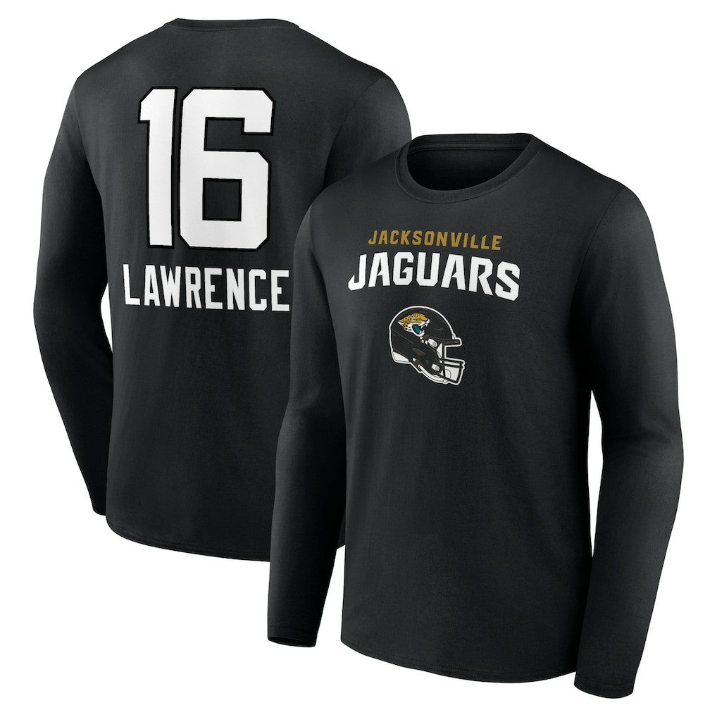 Trevor Lawrence Jacksonville Jaguars Team Wordmark Long Sleeve T-Shirt - Black discount
