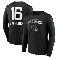Trevor Lawrence Jacksonville Jaguars Team Wordmark Long Sleeve T-Shirt - Black discount