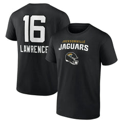 Trevor Lawrence Jacksonville Jaguars Team Wordmark Name & Number T-Shirt - Black online