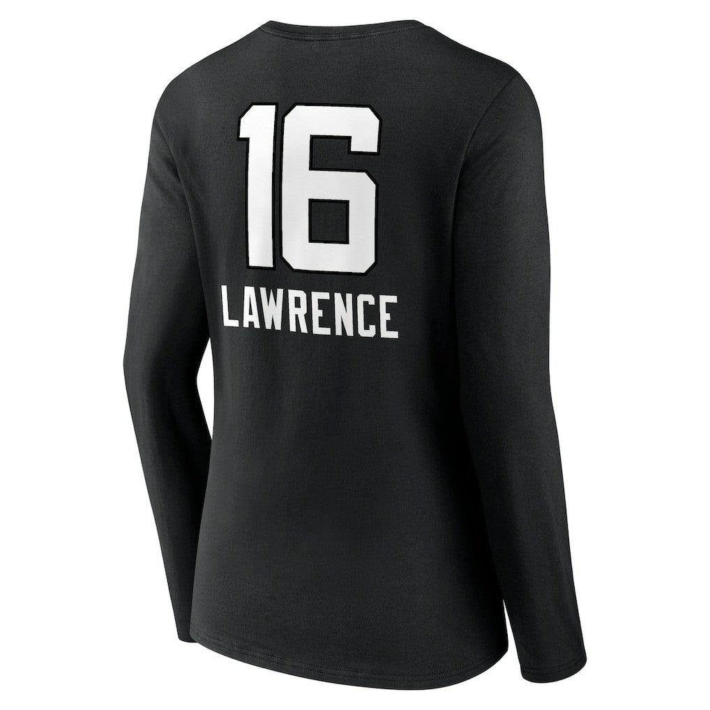 Trevor Lawrence Jacksonville Jaguars Women's Team Wordmark Long Sleeve V-Neck T-Shirt - Black on sale