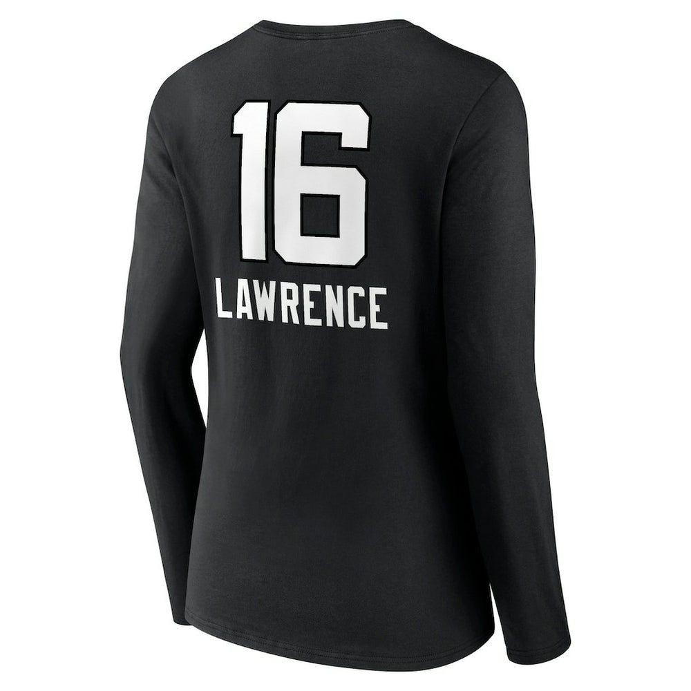 Trevor Lawrence Jacksonville Jaguars Women's Team Wordmark Long Sleeve V-Neck T-Shirt - Black on sale