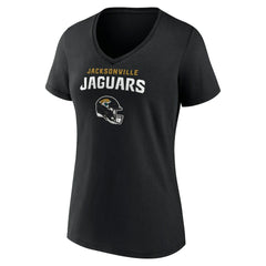 Trevor Lawrence Jacksonville Jaguars Women's Team Wordmark Name & Number V-Neck T-Shirt - Black cheap
