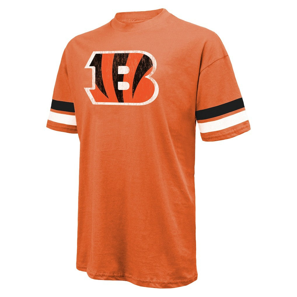 Joe Burrow Cincinnati Bengals Majestic Threads Name & Number Oversize Fit T-Shirt - Orange outlet