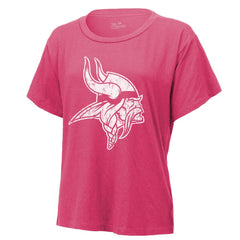 Justin Jefferson Minnesota Vikings Majestic Threads Women's Name & Number T-Shirt - Pink on sale