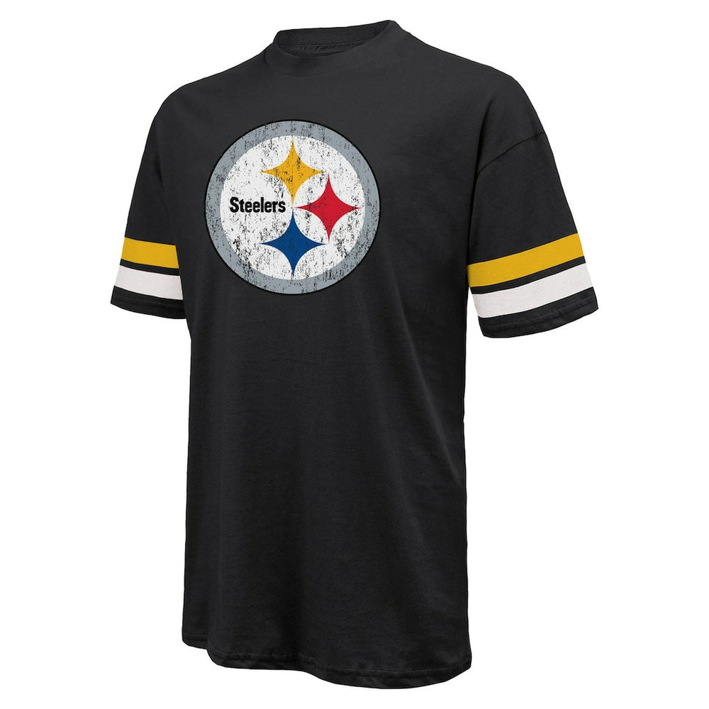 T.J. Watt Pittsburgh Steelers Majestic Threads Name & Number Oversize Fit T-Shirt - Black cheap