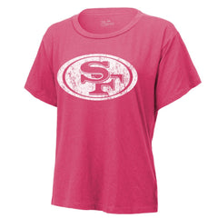 Christian McCaffrey San Francisco 49ers Majestic Threads Women's Name & Number T-Shirt - Pink online