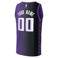 Sacramento Kings Fast Break Custom Jersey - Statement Edition - Purple on sale
