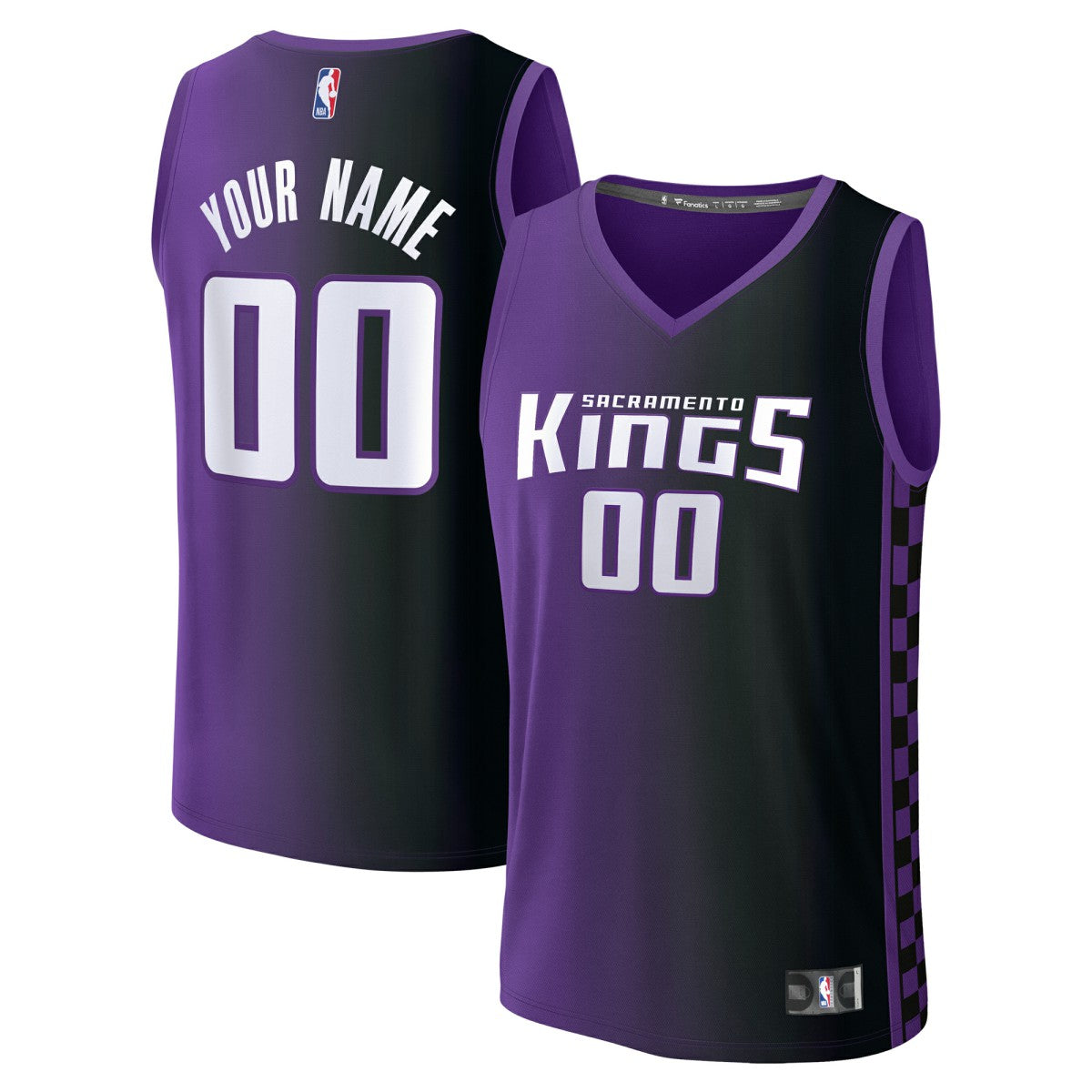Sacramento Kings Youth Fast Break Custom Replica Jersey - Purple - Statement Edition discount