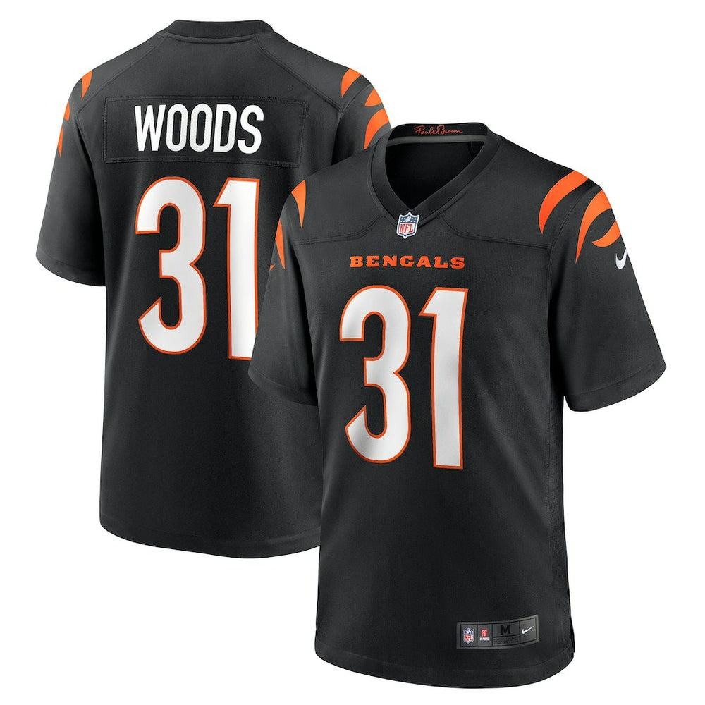 Ickey Woods Cincinnati Bengals Retired Player Game Jersey - Black cheap