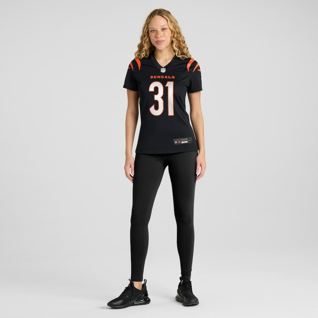 Ickey Woods Cincinnati Bengals Women's Retired Player Game Jersey - Black cheap