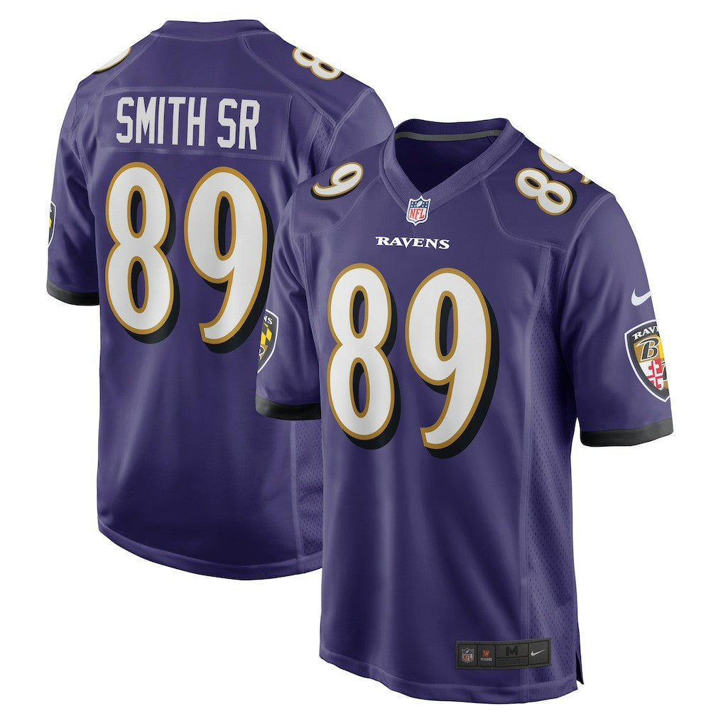 Steve Smith Sr. Baltimore Ravens Retired Player Game Jersey - Purple on sale