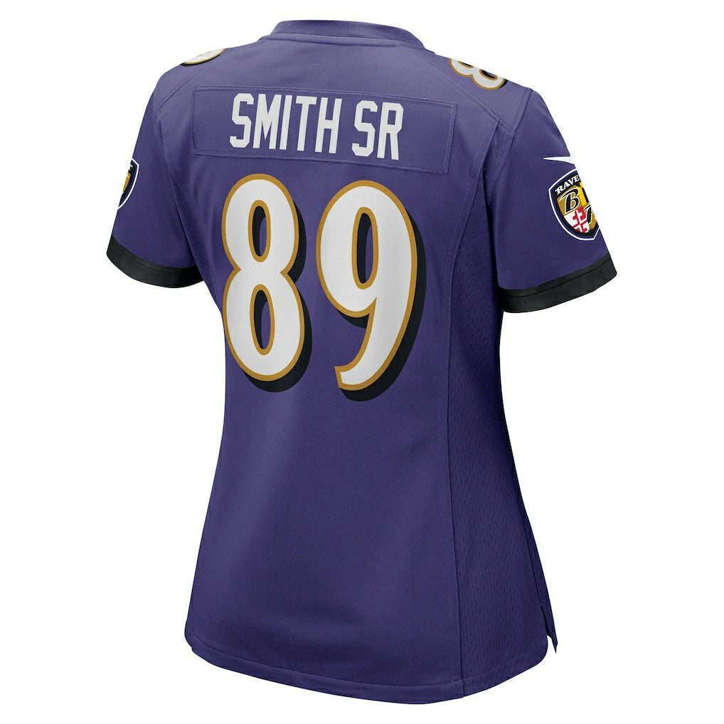 Steve Smith Sr. Baltimore Ravens Women's Retired Player Game Jersey - Purple sale
