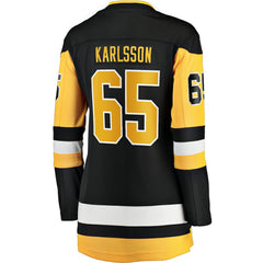 Erik Karlsson Pittsburgh Penguins Fanatics Women's Home Breakaway Jersey - Black Jerseys