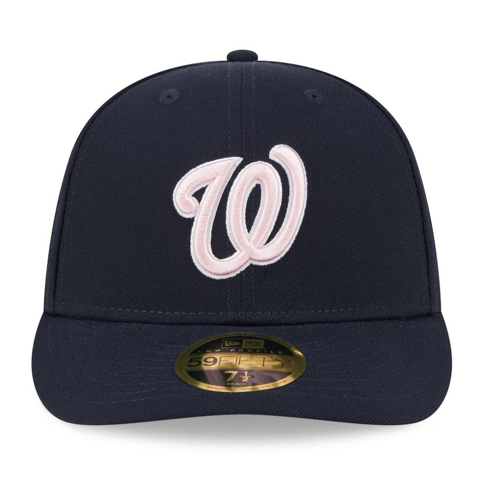 Washington Nationals  Navy 2024 Mother's Day Low Profile 59FIFTY Fitted Hat
