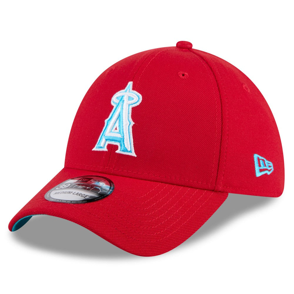 Los Angeles Angels 2024 Father's Day 39THIRTY Flex Hat Red