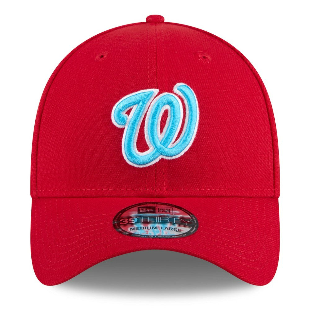 Washington Nationals 2024 Father's Day 39THIRTY Flex Hat Red