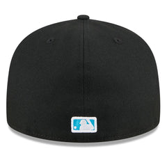 Miami Marlins 2024 Father's Day 59FIFTY Fitted Hat Black