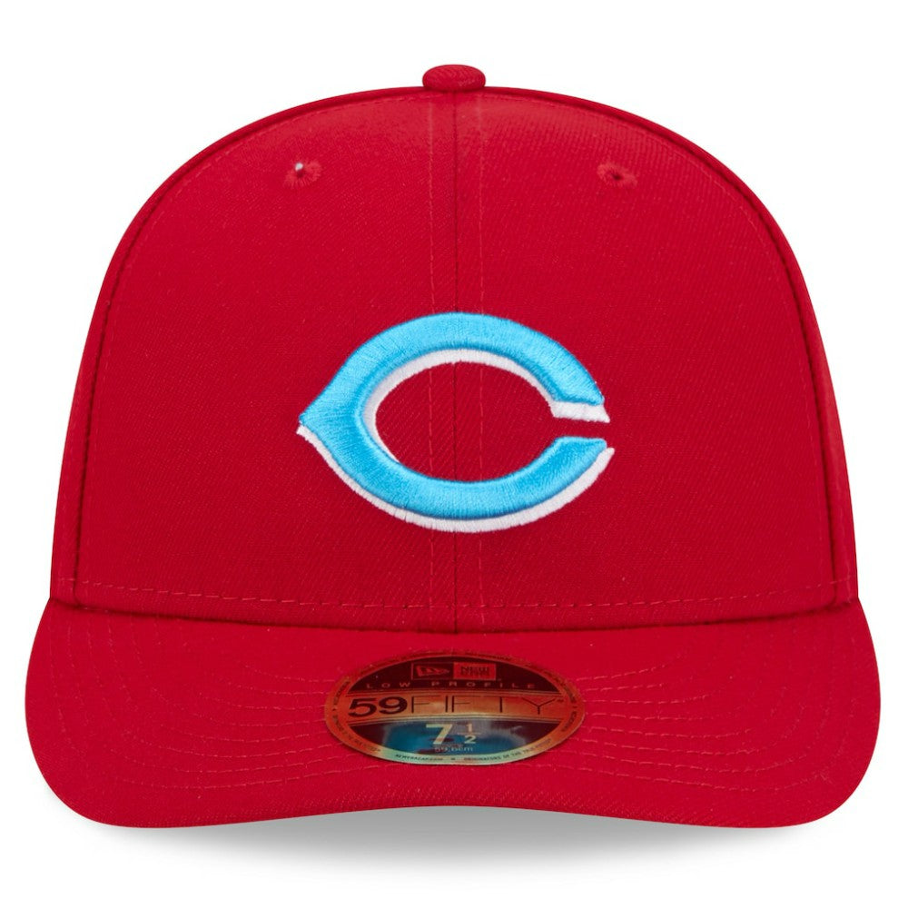 Cincinnati Reds 2024 Father's Day Low Profile 59FIFTY Fitted Hat Red