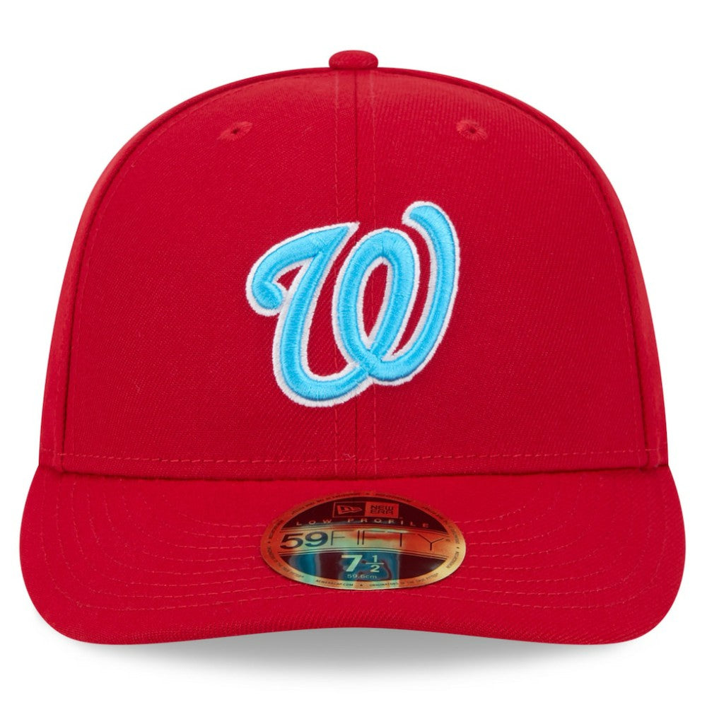 Washington Nationals 2024 Father's Day Low Profile 59FIFTY Fitted Hat Red
