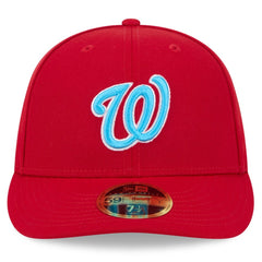 Washington Nationals 2024 Father's Day Low Profile 59FIFTY Fitted Hat Red