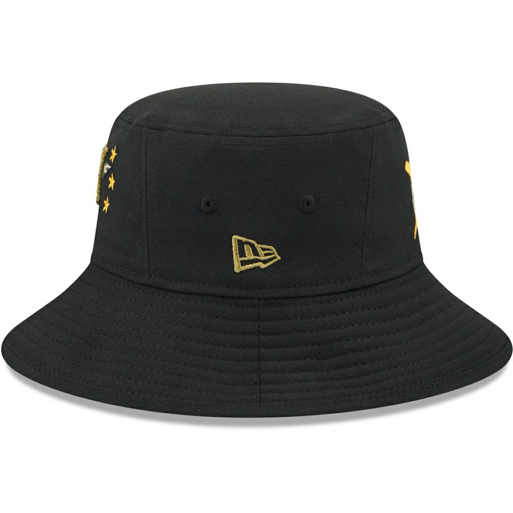 Houston Astros 2024 Armed Forces Day Bucket Hat Black