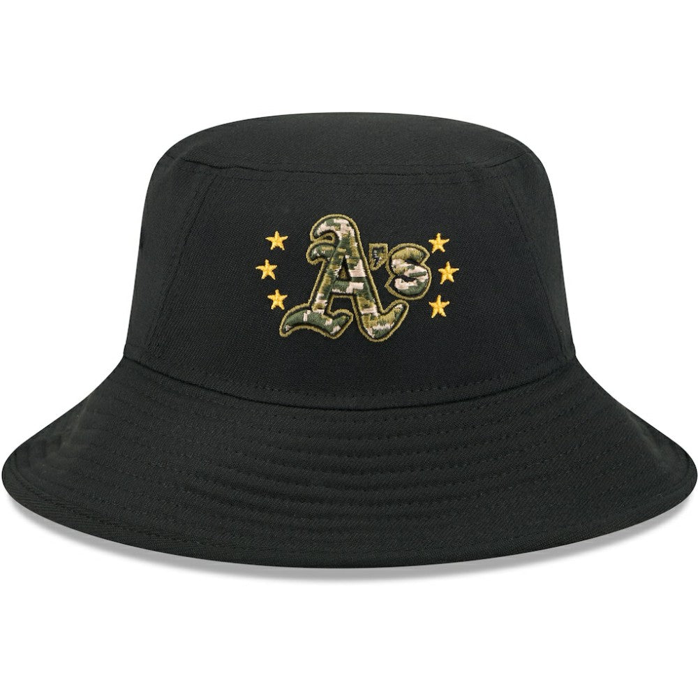 Athletics 2024 Armed Forces Day Bucket Hat Black