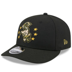 Chicago White Sox 2024 Armed Forces Day Low Profile 9FIFTY Snapback Hat Black