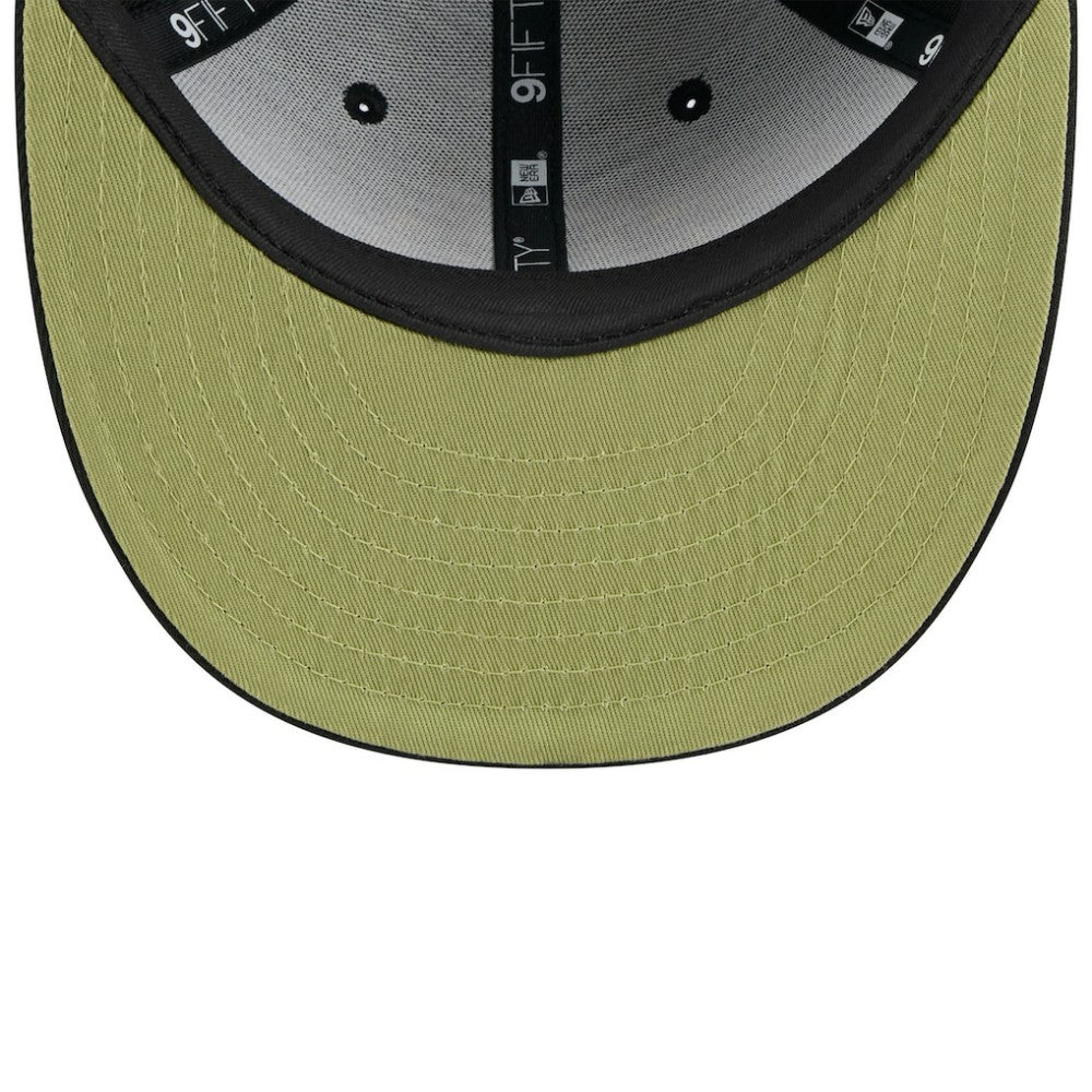 Colorado Rockies 2024 Armed Forces Day Low Profile 9FIFTY Snapback Hat Black