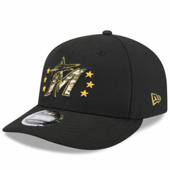 Miami Marlins 2024 Armed Forces Day Low Profile 9FIFTY Snapback Hat Black