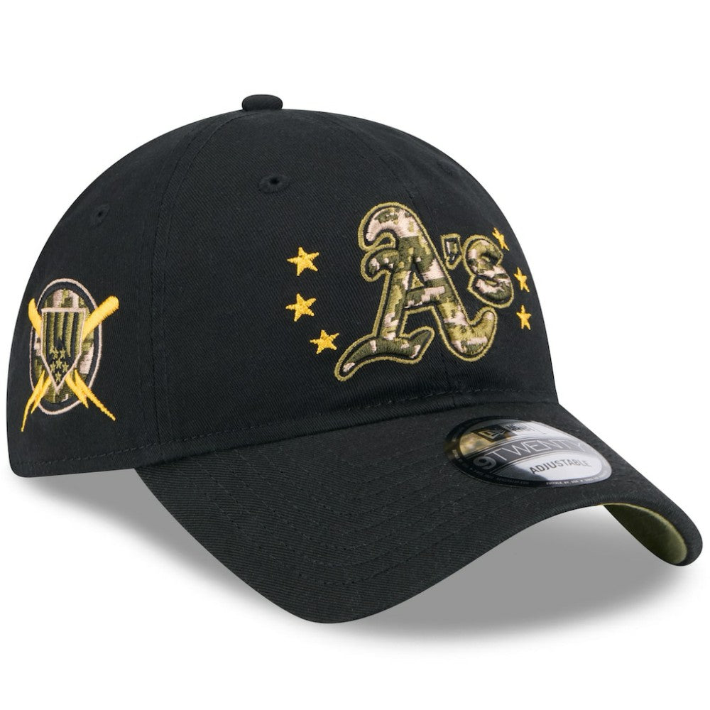 Athletics 2024 Armed Forces Day 9TWENTY Adjustable Hat Black