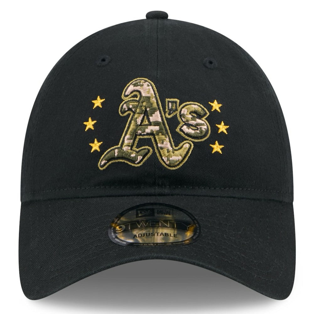 Athletics 2024 Armed Forces Day 9TWENTY Adjustable Hat Black