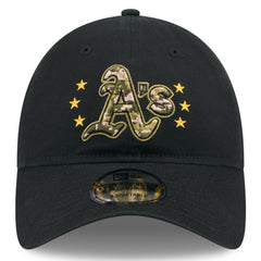 Athletics 2024 Armed Forces Day 9TWENTY Adjustable Hat Black