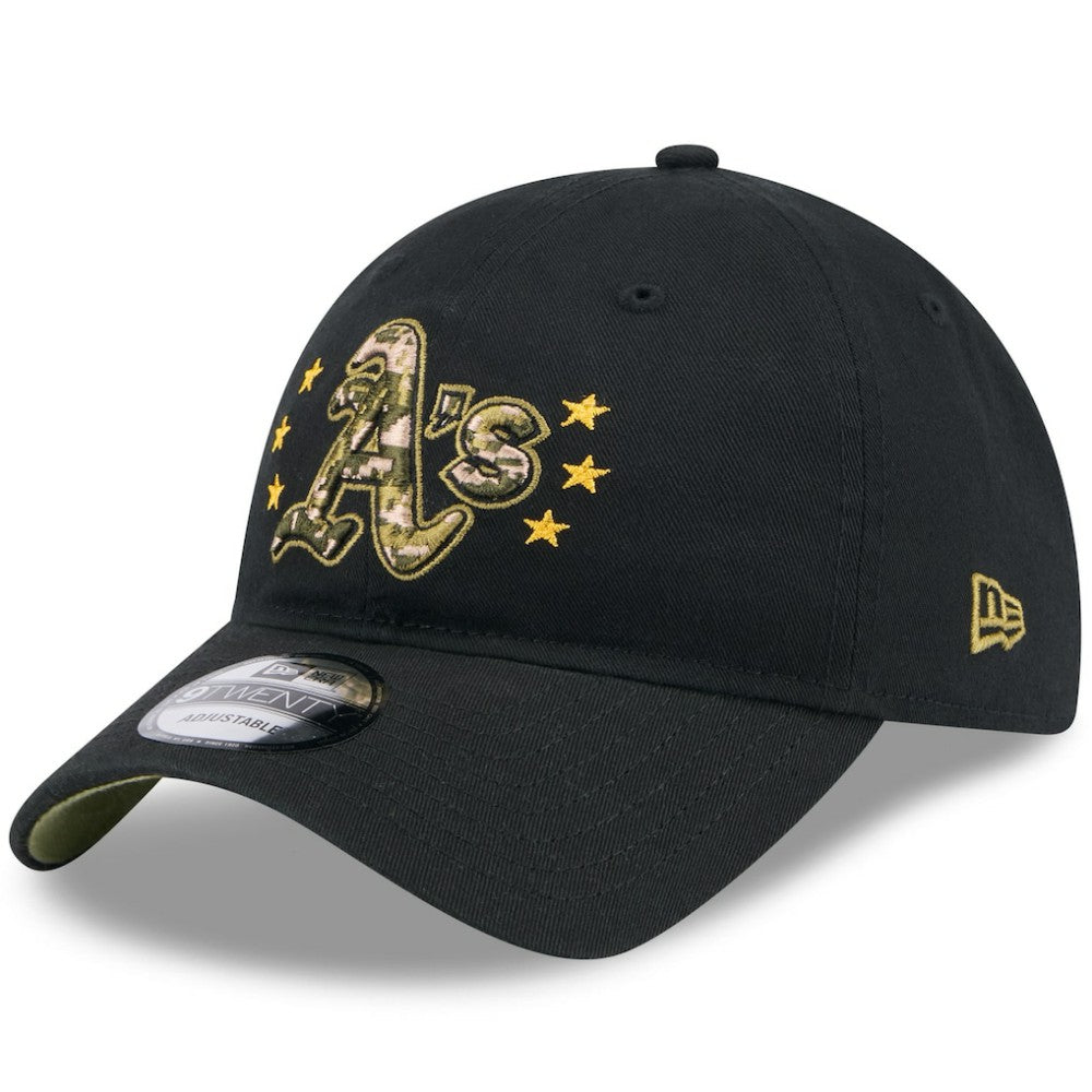 Athletics 2024 Armed Forces Day 9TWENTY Adjustable Hat Black