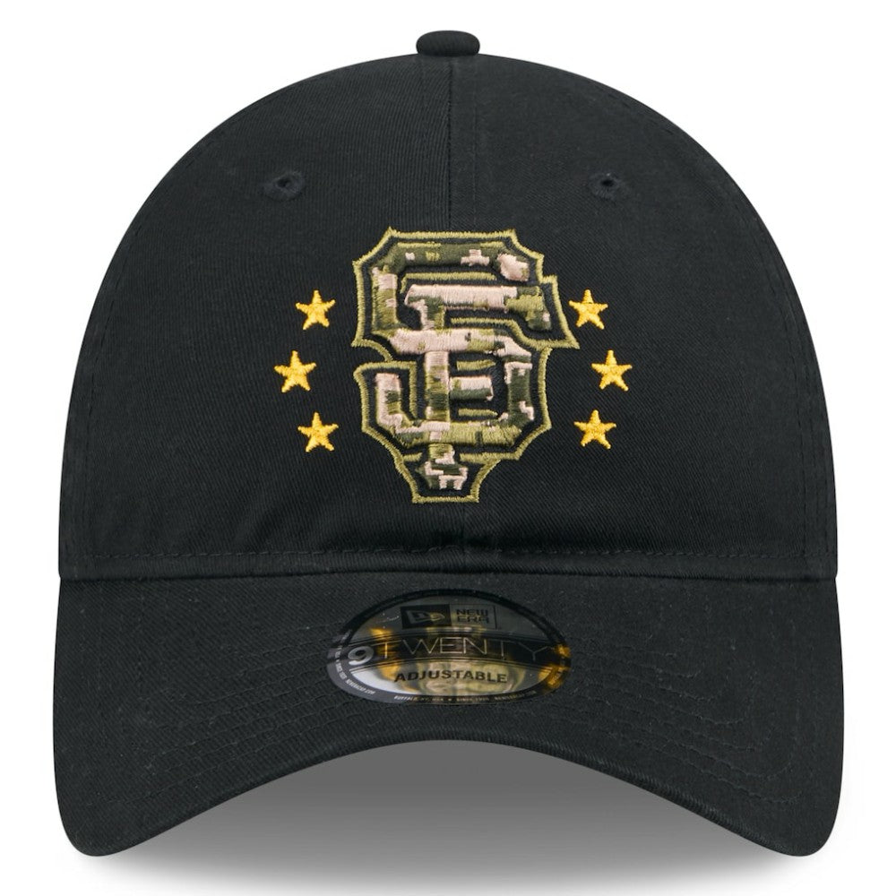 San Francisco Giants 2024 Armed Forces Day 9TWENTY Adjustable Hat Black