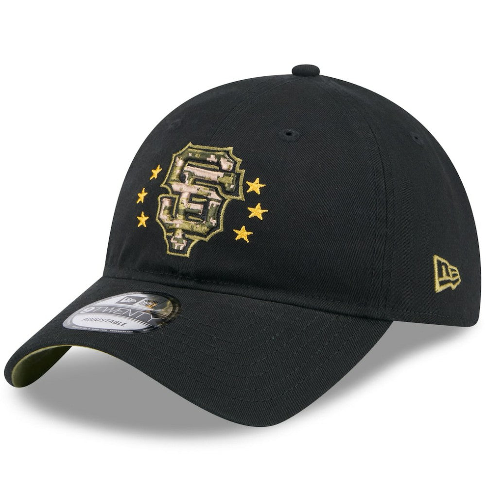San Francisco Giants 2024 Armed Forces Day 9TWENTY Adjustable Hat Black