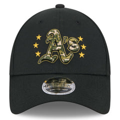 Athletics 2024 Armed Forces Day 9FORTY Adjustable Hat Black