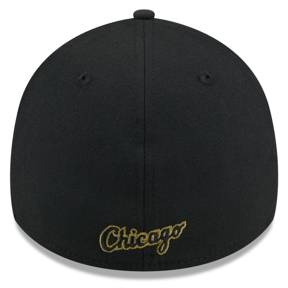Chicago White Sox 2024 Armed Forces Day 39THIRTY Flex Hat Black