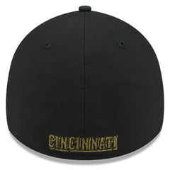 Cincinnati Reds 2024 Armed Forces Day 39THIRTY Flex Hat Black