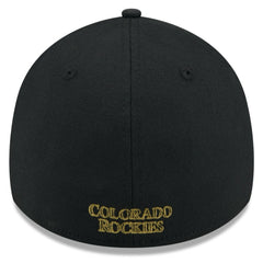 Colorado Rockies 2024 Armed Forces Day 39THIRTY Flex Hat Black