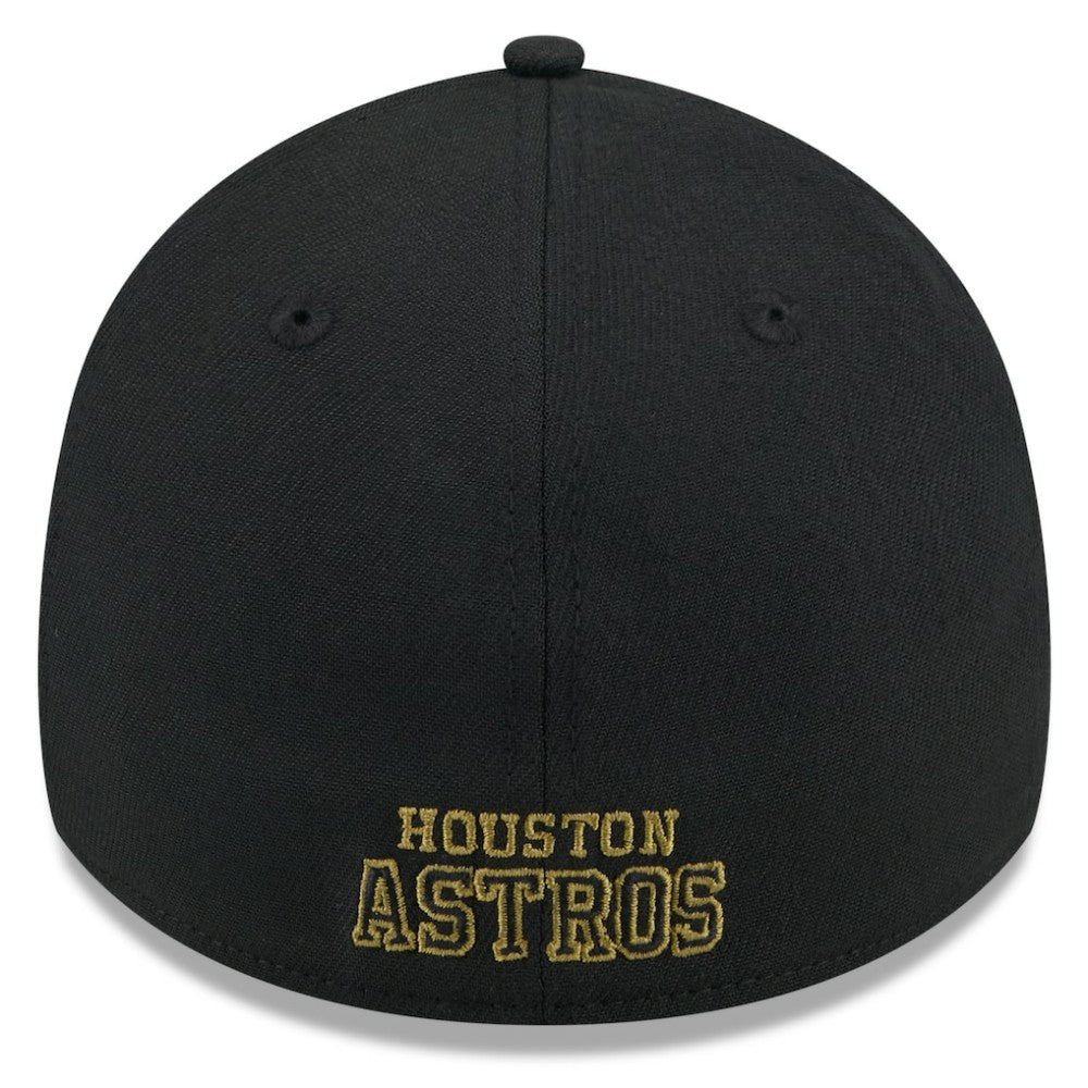 Houston Astros 2024 Armed Forces Day 39THIRTY Flex Hat Black