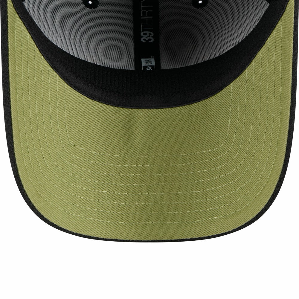 Miami Marlins 2024 Armed Forces Day 39THIRTY Flex Hat Black