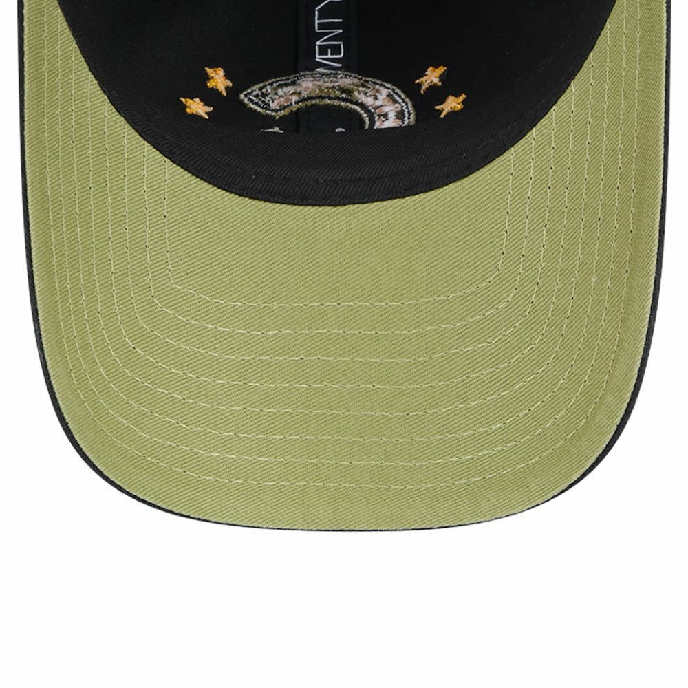 Chicago Cubs Women's 2024 Armed Forces Day 9TWENTY Adjustable Hat Black