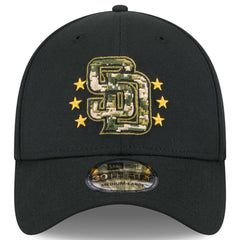 San Diego Padres 2024 Armed Forces Day 39THIRTY Flex Hat Black