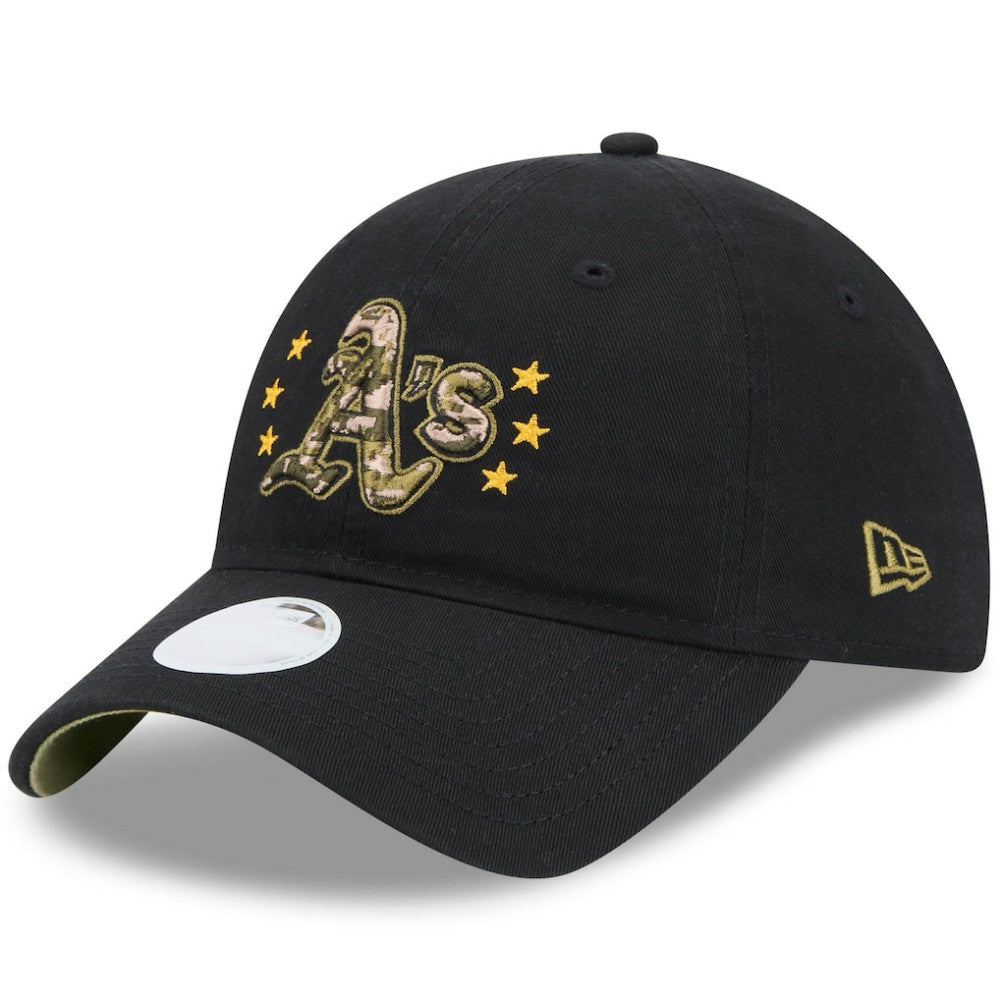 Athletics Women's 2024 Armed Forces Day 9TWENTY Adjustable Hat Black
