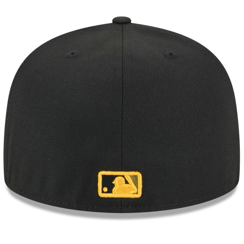 Pittsburgh Pirates 2024 Armed Forces Day On-Field 59FIFTY Fitted Hat Black
