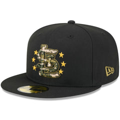 St. Louis Cardinals 2024 Armed Forces Day On-Field 59FIFTY Fitted Hat Black