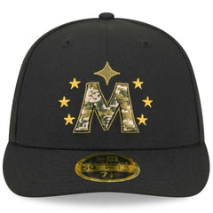 Minnesota Twins 2024 Armed Forces Day Low Profile 59FIFTY Fitted Hat Black