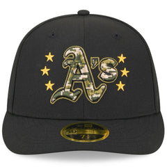 Athletics 2024 Armed Forces Day Low Profile 59FIFTY Fitted Hat Black