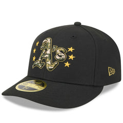 Athletics 2024 Armed Forces Day Low Profile 59FIFTY Fitted Hat Black